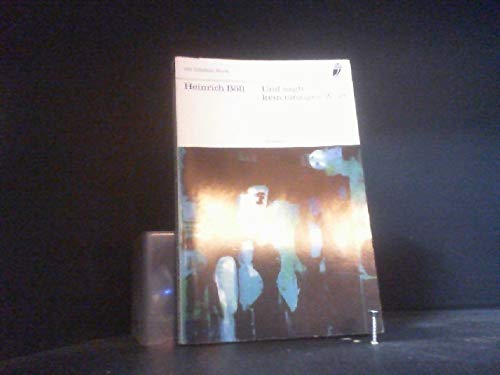 Und Sagte Kein Einziges Wort Und sagte kein einziges Wort. Roman. Nachwort von Gerhard Joop Ullstein