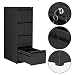 OFITURIA ® Archivador Metálico Tipo Bisley Organizativo De Oficina Negro con 4...
