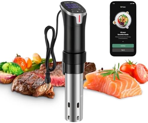 Sous Vide Cooker with APP Control,1100W Precision Sous Vide Machi...