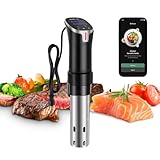 Hooflszcok Sous Vide Machine Precision Cooker, App Controlled Immersion Circulator with Digital Touch Screen,Quiet and Energy Efficient Includes...