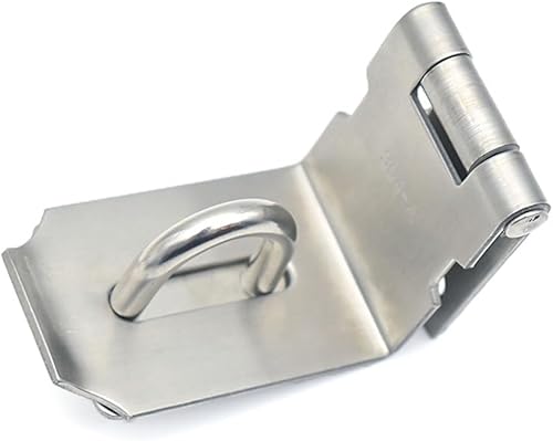 Miniatura 5 de Paquete de 2 cerrojos de candado de ángulo recto de 90 grados, pestillo de puerta de 90 grados para puerta de empujedeslizamientogranero, níquel