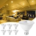 WYXBJFC Par30 Short Neck LED Bulb - 6 Pack Dimmable LED Flood Light Bulbs, 3000k Warm White 11W Flood Light Bulb 75 Watt Equivalent, 850 Lumens with E26 Base Led Bulb for Indoor, Outdoor, Porch
