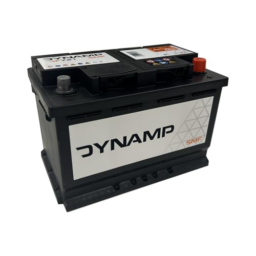 Dynamp SMF DF721 Starter Car Battery 12V 72Ah 610CCA – Type 096, 278 × 175 × 190 mm, Sealed Maintenance Free Automotive Battery