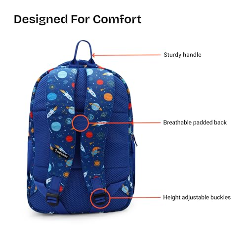 Image of Nasher Miles Polyester Backpack | Ideal for Preschool, Kindergarten, College, School, Office& Travel | Toddler, Girls, Boys, Men, Women