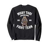 muay thai tiger fight team felpa