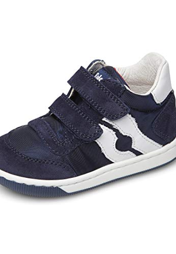 Falcotto Vega VL-Sneaker in Tessuto e Suede-Blu