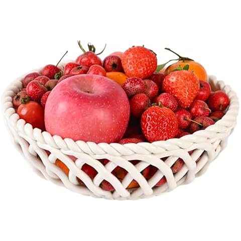 SLIVOUS Ceramic Fruit Bowl Cover