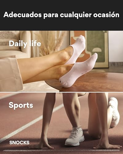 Calcetines para zapatillas antideslizantes con silicona INVISIBLE SOCKS 4