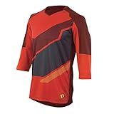 Frühjahr/Sommer 2016 PEARL IZUMI Herren Trikot Ride Launch 3/4 Arm, Herren, Mandarin Red, X-Large