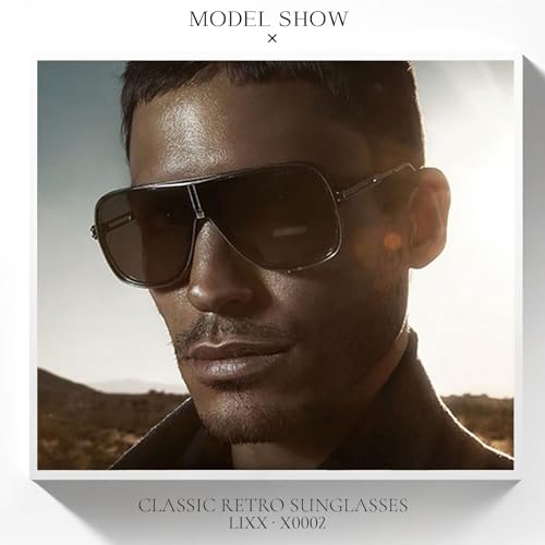 LIXX Retro '80s-Style Pilot Sunglasses with Luxe Gold Accents, UV400 Protection, Metal Frame, and Cowboy Chic4