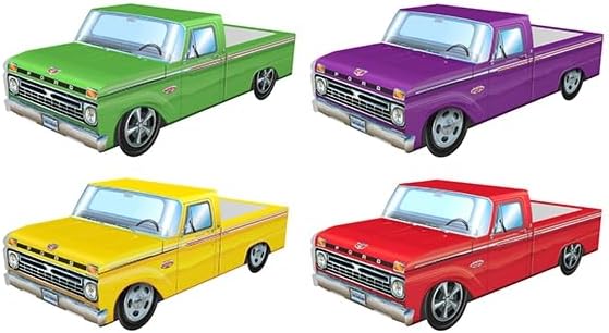 1966 Classic Truck Party Food Boxes - 12 Pack