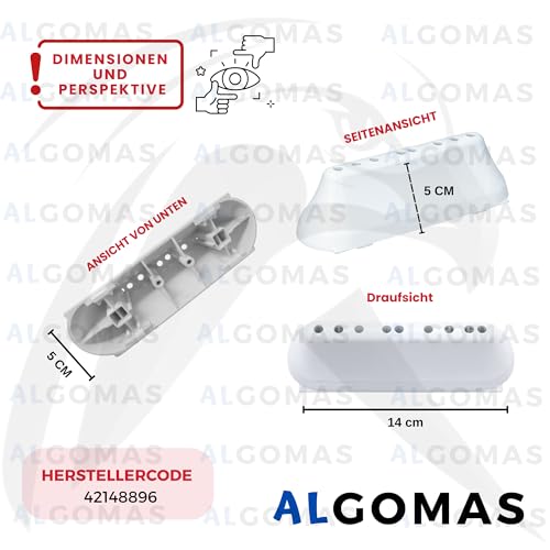 ALGOMAS® Set mit 3 Wasserschläuchen für Waschmaschine | 42148896 | kompatibel mit Vestel, Teka, OK und mehr | Größe 14 x 5 x 5 cm