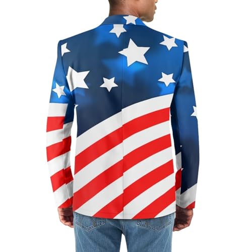 Blazer for Men Regular Fit Suit Jacket Sport Coats with Pocket One Button Formal Dress Jacket4