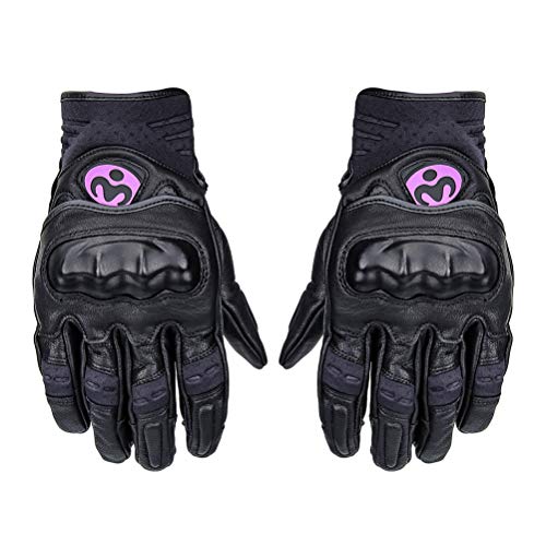 LEXIN Pantalla táctil de Guantes de Motocicleta Hombres y Mujeres, Guantes de Dedo Completo, Guantes de Deportes al Aire Libre para Ciclismo de montaña/Ciclismo/Moto L.