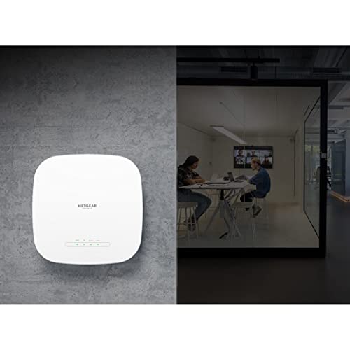 Netgear Cloud Managed Wireless Access Point (Wax615) - Wifi 6 Dual-Band Ax3000 Speed | Up To 256 Client Devices | 802.11Ax | Insight Remote Management | Poe+ Powered Or Ac Adapter (Not Included) #TOP5