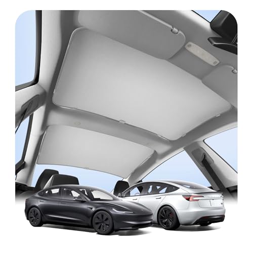 Image of Spigen Double-Layered CryoShade Roof Sunshade Designed for Model 3 Highland (Standard, Premium & Performance 2024 /2025 /2026) with UV Protection