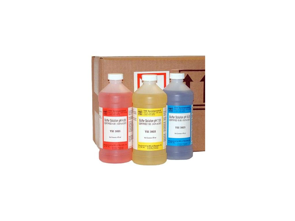YSI 3824 pH Buffer, Assorted Case Each