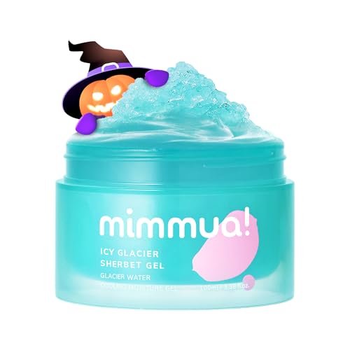 Ice Sorbet Soothing & Cooling Face Moisturizer | Non-Comedogenic Gel Cream for Fungal Acne | Pore Minimizer for Face Under | Makeup Primer | Niacinamide & Silica for Sebum Control | 3.38 Fl Oz