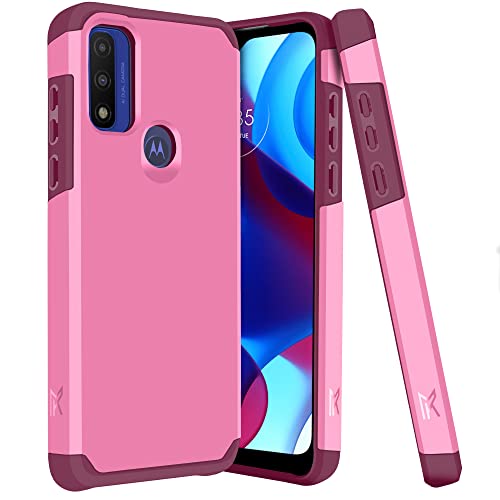 HRWireless Compatible for Motorola Moto G Pure 2022 case (6.5  Screen) MetKase Series with Spring Technology for Shock Absorption, Accidental Drops, Scratches, Heavy Duty Shockproof Hybrid Cover