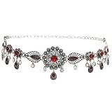 idealway Vintage Turkish Gypsy Alloy Coin Belly Body Chain Waist Chain Beach Bohemian Festival Body