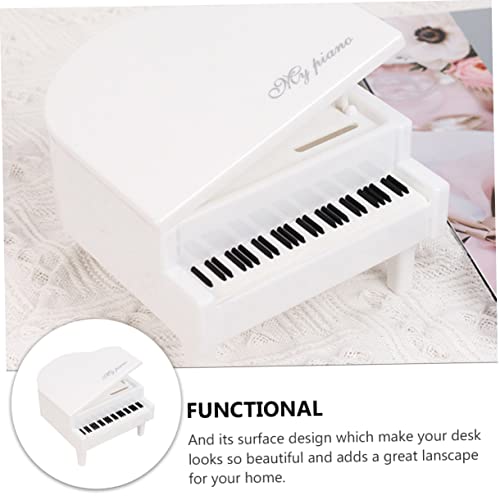 Abaodam 2 Unidades Piano Decoração De Bolo De Aniversário De Meninas Instrumento Musical Em Miniatur