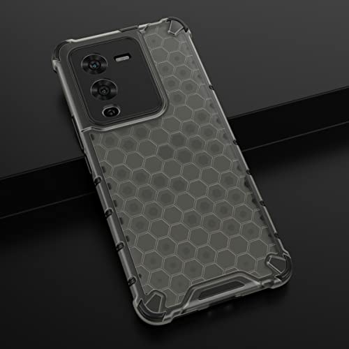 Image of Glasgow Back Case Cover Compatible with [ Vivo V25 Pro 5G ] (Stylish Design) - Black