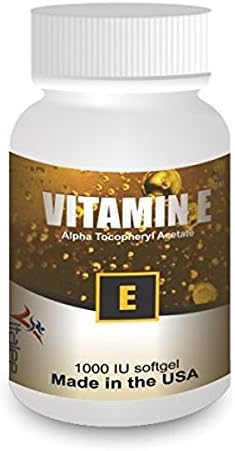 Vitamin E (as d-Alpha Tocopherol Acetate-60 Soft Gel, 2 Bottles of 30)