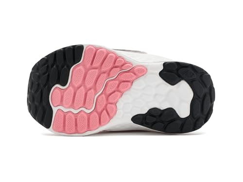 Image of New Balance Kid's Fresh Foam Arishi V4 Hook & Loop Running Shoe, Pink Salt /Double Bubble, 4 XW Infant