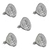 Produktbild 5W LED Spot Lampen MR16 1 COB 380-420 lm Warmes Weiß Weiß V 5 Stück , 220-240v