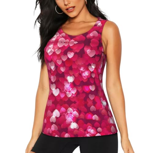 Camiseta de San Valentín para mujer ideal para gimnasio y paseo diario