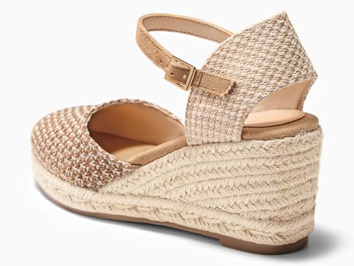 Image of Coutgo Women's Platform Wedge Espadrilles Sandals
