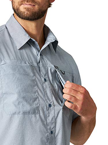 Atg By Wrangler Men's Long Sleeve Hike To Fish Shirt, Bering Sea, Medium #TOP5