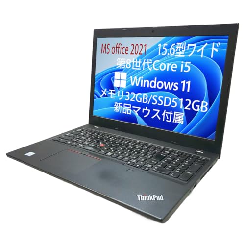 yςݕizoffice2021 windows11 m{ PC ThinkPad L590 8Core i5m[g 32GB SSD512GB LED obNCgt15.6^FHD eL[t HDMI/microSDΉ J 