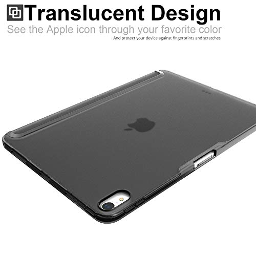 Khomo Horizontal And Vertical Display Stand Capable Cover For Ipad Pro 12.9 Inch Case 3Rd Generation (Released 2018) - Dual Origami Series - Carbon Fiber #TOP3