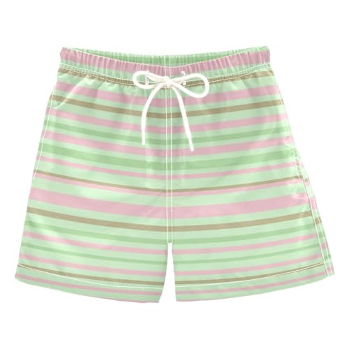 Maillot de bain pour enfant de 2 à 12 ans rayures bordeaux