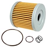 BIGLKNM Oil Filter with O-Rings Spring for DRZ400 DRZ400E DRZ400S DRZ400SM Quadsport Z400 LTZ400
