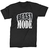 Mens Beast Mode Training T-Shirt X-Large Black