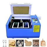 PEIXU 50W CO2 Laser Engraver, 16x16 inch Desktop Laser Cutter and Engraving Machine Compatible with CorelDRAW, Windows XP 7 8 10, EMF, JPG, PLT, WMF for Wood Acrylic Fabric