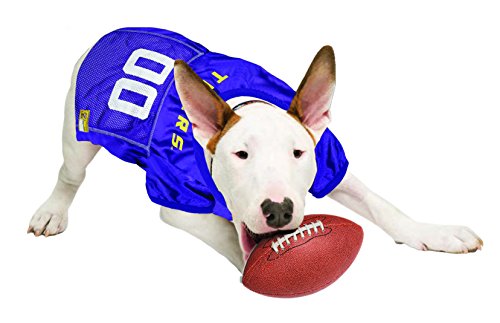 Image of Pets First Collegiate LSU Tigers Dog Mesh Jersey, Large