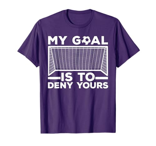 Funny Soccer Goalkeeper T-Shirt for Men and Women