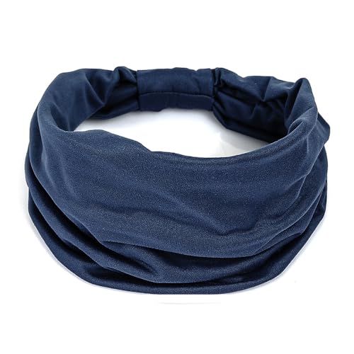 Women's Headband - Loose, Breathable, and Sweat-absorbent Elastic Headband, Suitable for Yoga, Fitness, and Running (Black)