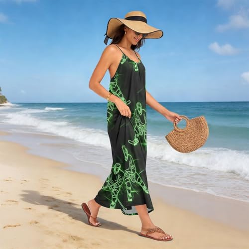 Robe de vacances d'été haut de gamme au tombé fluide impeccable