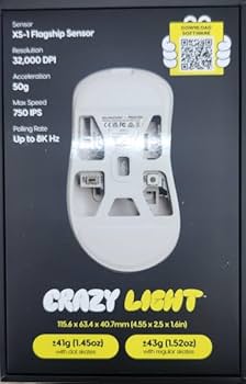 Amazon.com: Pulsar Gaming Gears Xlite Crazylight Wireless Gaming