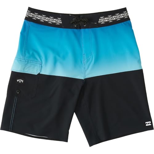 Billabong Boy's Fifty50 Pro Boardshorts (Big Kids) Neon Blue 29 (18 Big Kid)