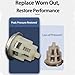 YHLZ-PD K169 Pump Part Interpump Valve Compatible with The TSF 66 TSF1819 TSF2221 TSF2021 TSF2421 TSF2219 Series General Pump W2030 W2014 W3021 Interpump Models Replace kit169