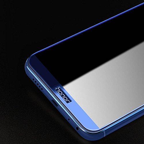 Image of DD SON Tempered Glass Screen Protector Compatible for Honor 9 lite (Blue) (11D) with Edge to Edge Coverage and Easy Installation kit,Black