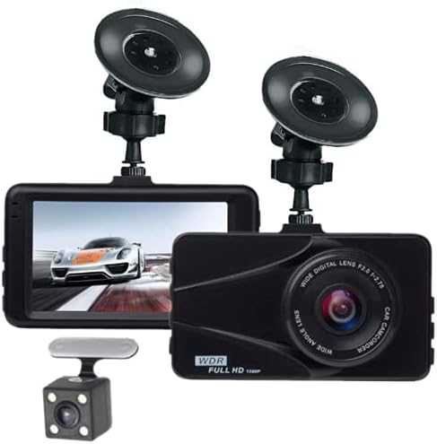 Miniatura 2 de UrbanX T670 Plus DVR Dash Cam para AM General Dual Travel Recorder Full HD 3" Pantalla LCD de 170 de gran angular, WDR, G-sensor, grabación de