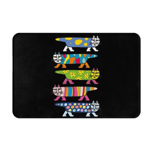 玄関マット リサラーソン トイレマット バスマット 吸水速乾 滑り止め 抗菌 防臭 丸洗い可能 おしゃれ ふわふわ 柔らかい 40×60cm