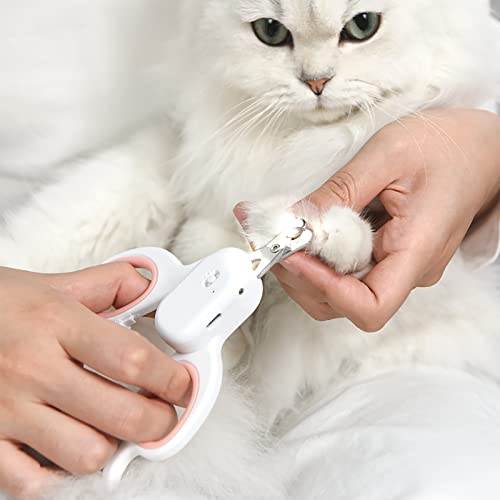 Pakeway DDJD01-US Pet Nail Clipper With Led & -U-V Light, Cat Claw Trimmer thumb #6