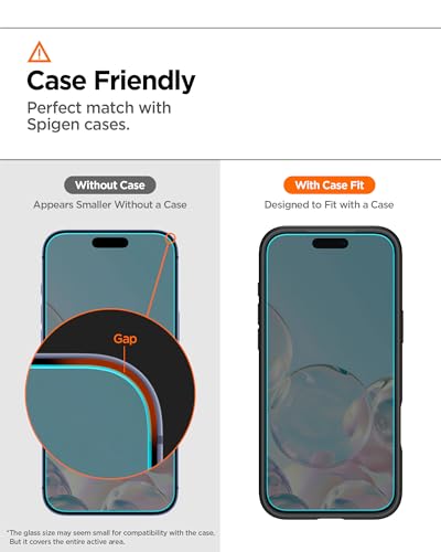 Image of Spigen AlignMaster S Privacy Tempered Glass Screen Protector Guard for iPhone 17 Pro [2 Pack]